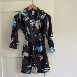 Komar Kids Fleece Bath Robe Kids Small 7-8